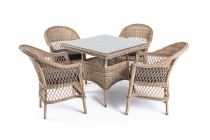 Обеденная группа 4sis Сицилия 270 Соломенная