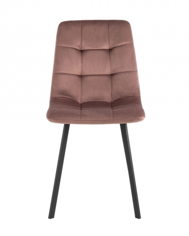 Комплект из двух стульев Stool Group Chilly велюр пыльно-розовый 2 шт.