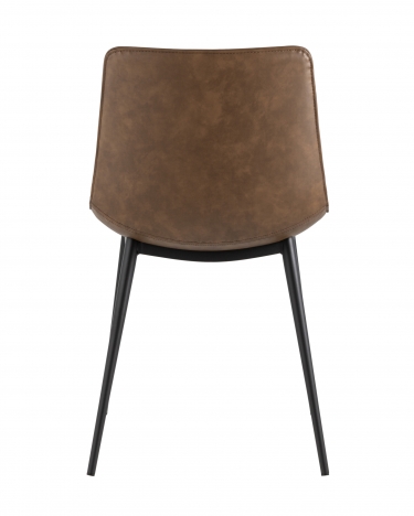 Комплект из двух стульев Stool Group TEXAS 2 шт. экокожа Коричневый