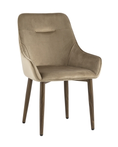 Комплект из двух стульев Stool Group Диана велюр бежевый 2 шт