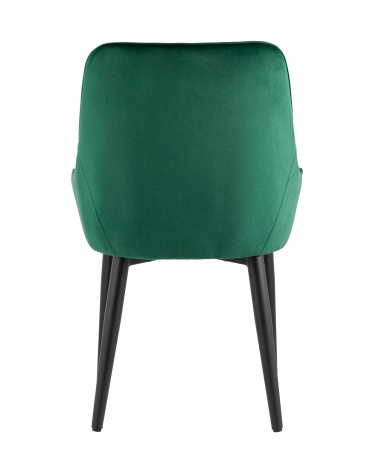 Комплект из четырех стульев Stool Group Диана изумрудный, обивка мебельный велюр