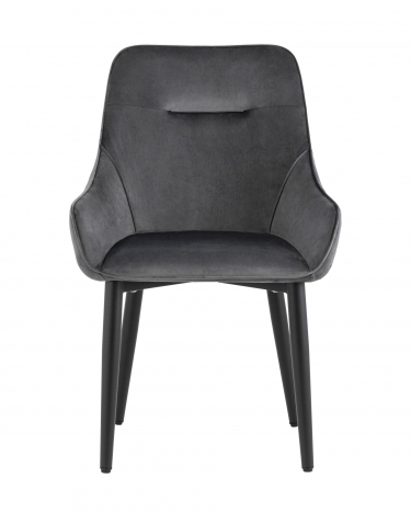 Комплект из двух стульев Stool Group Диана велюр серый 2 шт