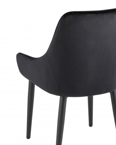 Комплект из двух стульев Stool Group Диана велюр черный 2 шт