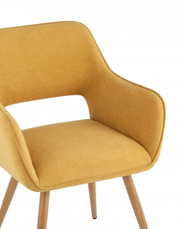 Комплект из двух стульев Stool Group Кромвель II желтый 2 шт