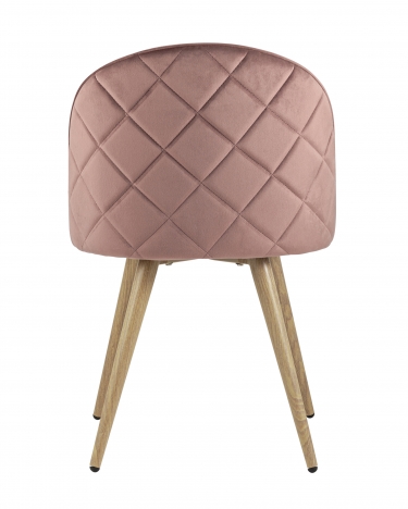 Стул Stool Group Лион велюр с ромбами розовый 2 шт