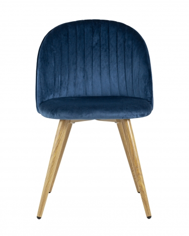 Стул Stool Group Лион Страйпс велюр голубой 2 шт