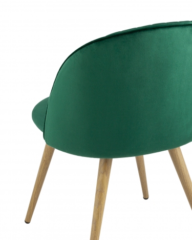 Стул Stool Group Лион Страйпс велюр зеленый 2 шт