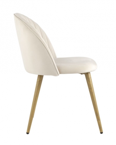 Стул Stool Group Лион Страйпс велюр кремовый 2 шт