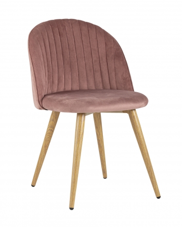 Стул Stool Group Лион Страйпс велюр розовый 2 шт