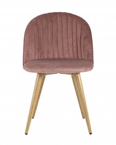 Стул Stool Group Лион Страйпс велюр розовый 2 шт