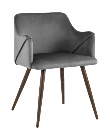 Комплект из двух стульев Stool Group Монарх NEW серый 2 шт. с подлокотниками