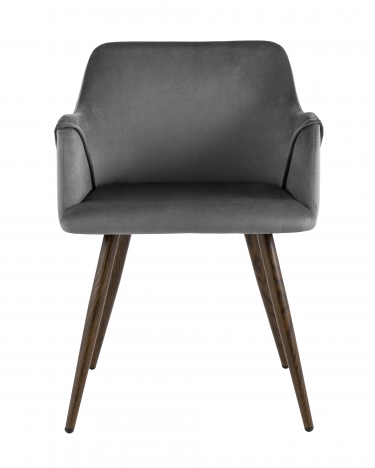 Комплект из двух стульев Stool Group Монарх NEW серый 2 шт. с подлокотниками