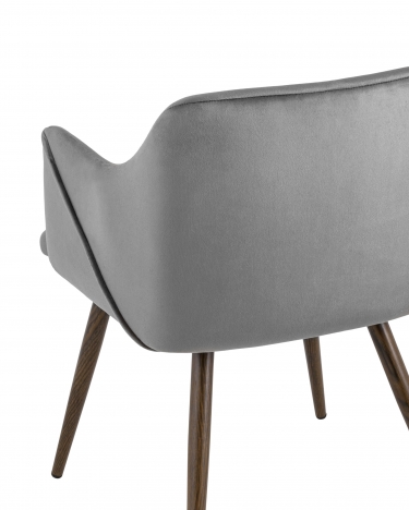 Комплект из двух стульев Stool Group Монарх NEW серый 2 шт. с подлокотниками