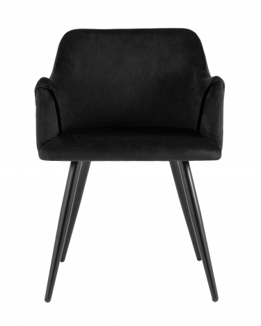 Комплект из двух стульев Stool Group Монарх NEW черный 2 шт. с подлокотниками