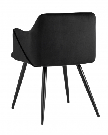 Комплект из двух стульев Stool Group Монарх NEW черный 2 шт. с подлокотниками