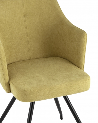 Комплект из двух стульев Stool Group Слинг вращающийся желтый 2 шт