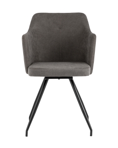 Комплект из двух стульев Stool Group Слинг вращающийся серо-коричневый 2 шт