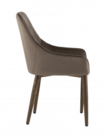 Комплект из двух стульев Stool Group Диана велюр коричневый 2 шт