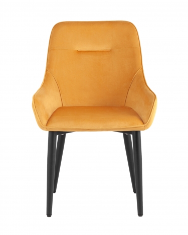 Комплект из двух стульев Stool Group Диана велюр оранжевый 2 шт