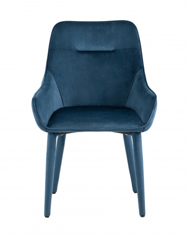 Комплект из двух стульев Stool Group Диана велюр сине-зеленый ножки велюр 2 шт