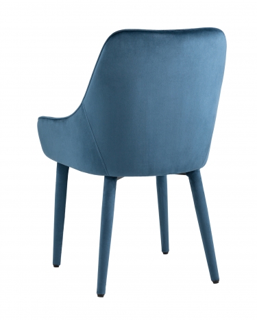 Комплект из двух стульев Stool Group Диана велюр сине-зеленый ножки велюр 2 шт