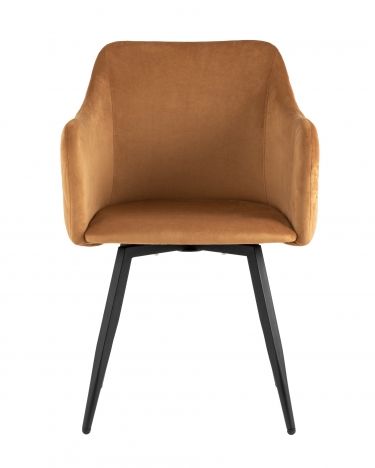 Комплект из двух стульев Stool Group Ника вращающийся велюр терракотовый 2 шт.