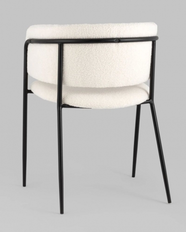 Стул Stool Group Нэлли ткань букле белый 2 шт. комплект