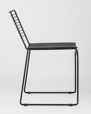 Стул обеденный Stool Group Danny черный с черной подушкой 2 шт