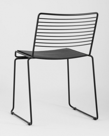 Стул обеденный Stool Group Danny черный с черной подушкой 2 шт