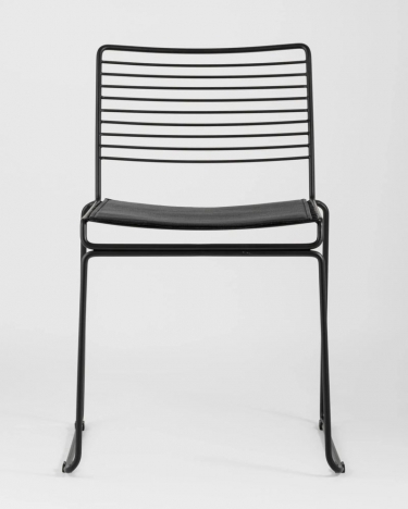 Стул обеденный Stool Group Danny черный с черной подушкой 4 шт