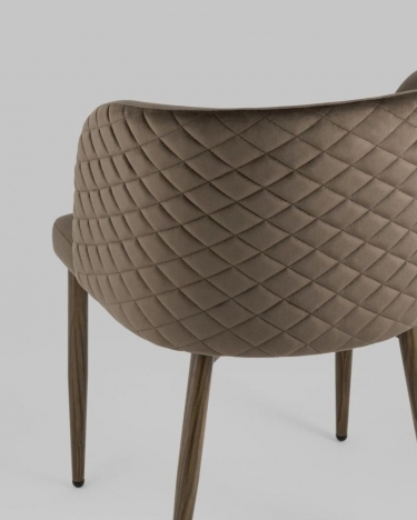 Стул Stool Group Оскар велюр коричневый 2 шт