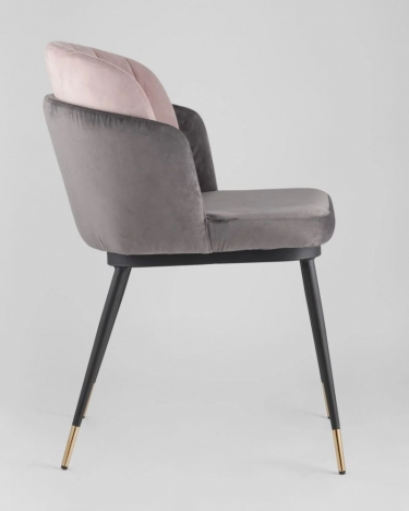 Стул мягкий Stool Group Пенелопа темно-серый 2 шт