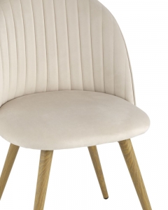Стул Stool Group Лион Страйпс велюр кремовый 4 шт