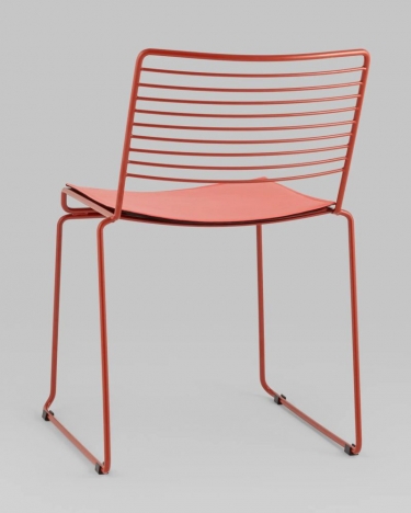 Стул обеденный Stool Group Danny бордовый с подушкой