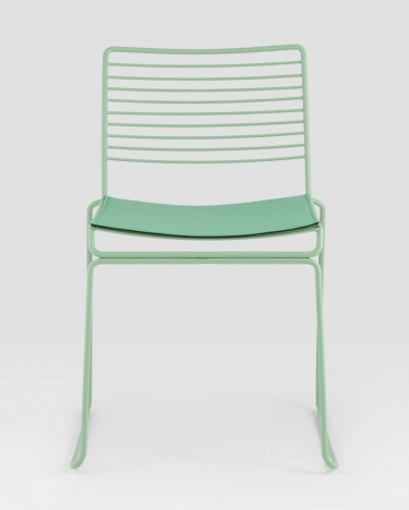 Стул обеденный Stool Group Danny зеленый с подушкой