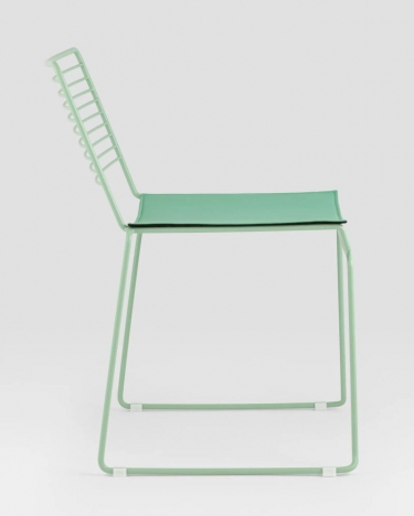 Стул обеденный Stool Group Danny зеленый с подушкой