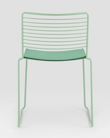 Стул обеденный Stool Group Danny зеленый с подушкой
