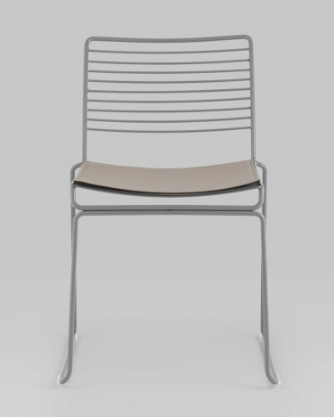 Стул обеденный Stool Group Danny серый с подушкой