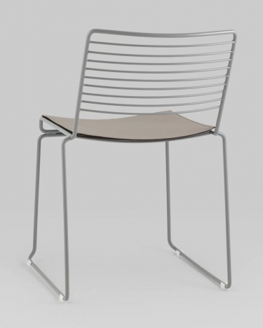 Стул обеденный Stool Group Danny серый с подушкой