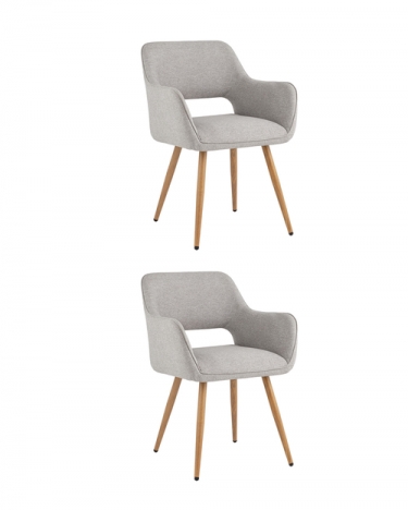 Стул Stool Group Кромвель II серый 2 шт