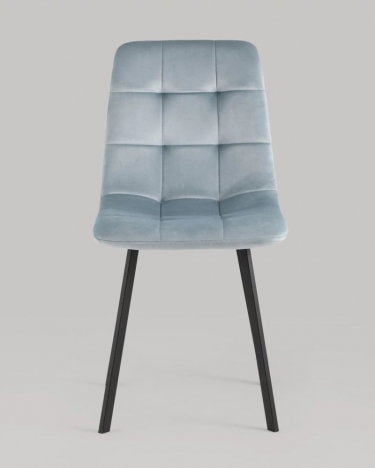 Стул Stool Group Chilly велюр серо-голубой 4 шт.