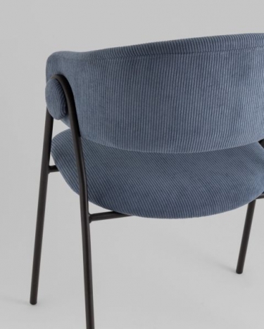 Стул Stool Group Колин NEW вельвет пыльно-синий