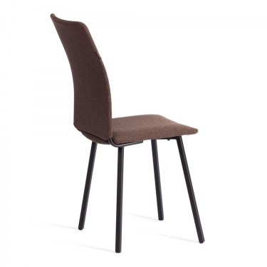 Стул обеденный Tetchair La Rousse ткань рогожка, 49х50х93, коричневый/черный, 3М7-147