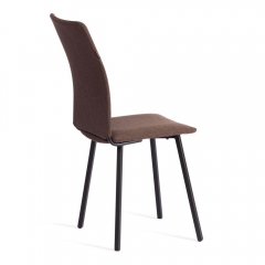 Стул обеденный Tetchair La Rousse ткань рогожка, 49х50х93, коричневый/черный, 3М7-147