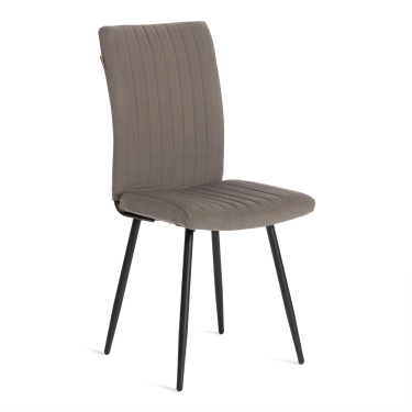 Стул обеденный Tetchair Monte Carlo разборный, ткань велюр, 45х55х97, серый/черный, Porsche 9