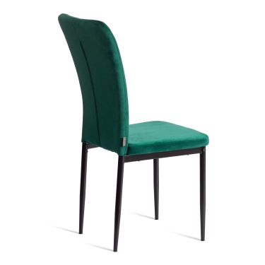 Стул Tetchair VERTER mod. BC577-DC металл, флок, 41 х 52 х 95 см, Green зеленый HLR56 / черный