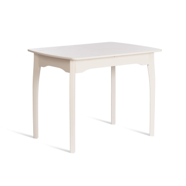 Стол Tetchair CATERINA бук, мдф, 100+30x70x75, Ivory white