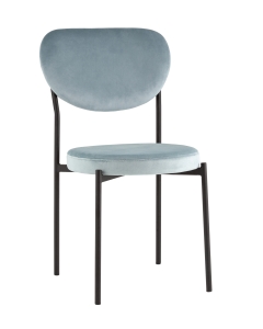 Стул обеденный Stool Group Барбара велюр серо-голубой NC