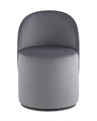 Пуф Stool Group Loreen вращающийся велюр Серый
