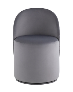 Пуф Stool Group Loreen вращающийся велюр Серый